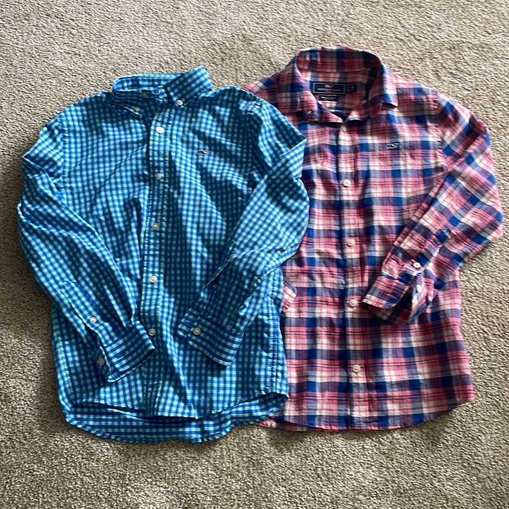 2 Vineyard Vines Button Downs